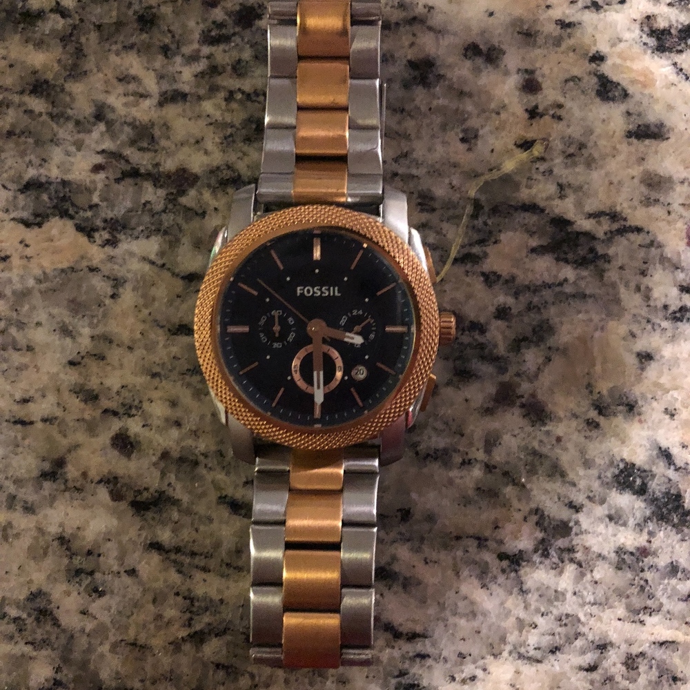 Fossil Machine Chronograph Two-Tone Watch - image 2